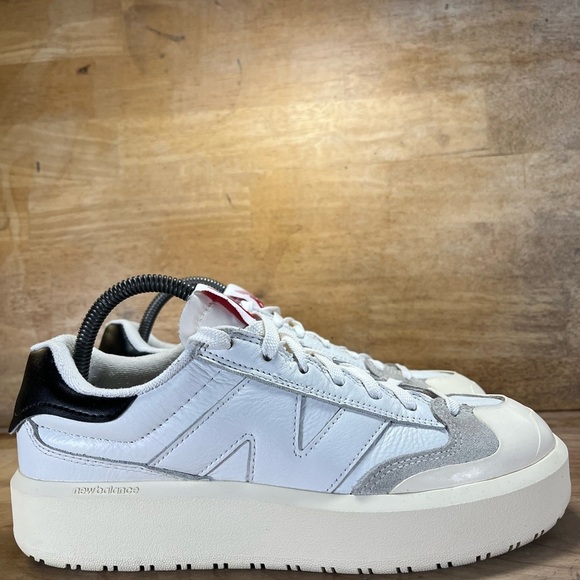 New Balance CT302 Mens Size 8 Shoes Sneakers White/Black/Gray Suede CT302OD - Picture 1 of 8